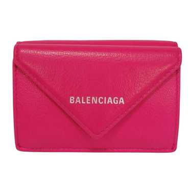 Balenciaga Papier Leather in Fuchsia - image 1