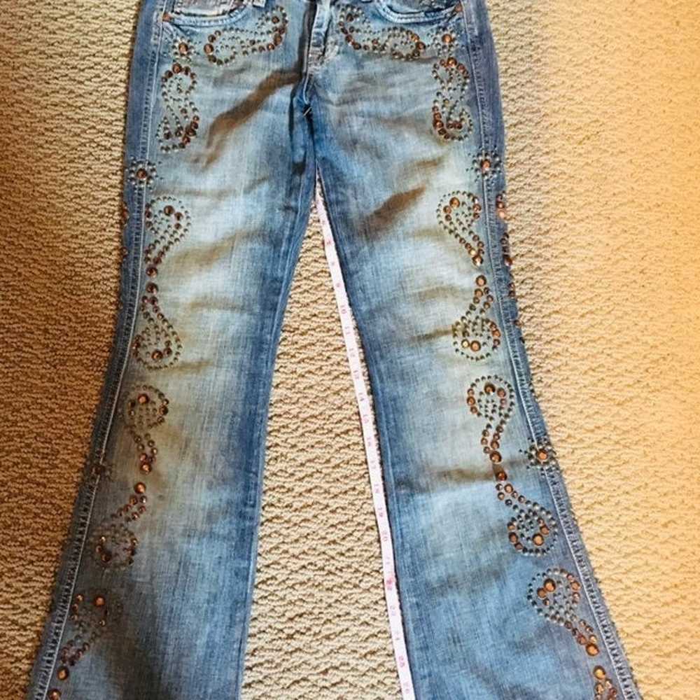 Vintage 7 For All Mankind Studded Jeans - image 2