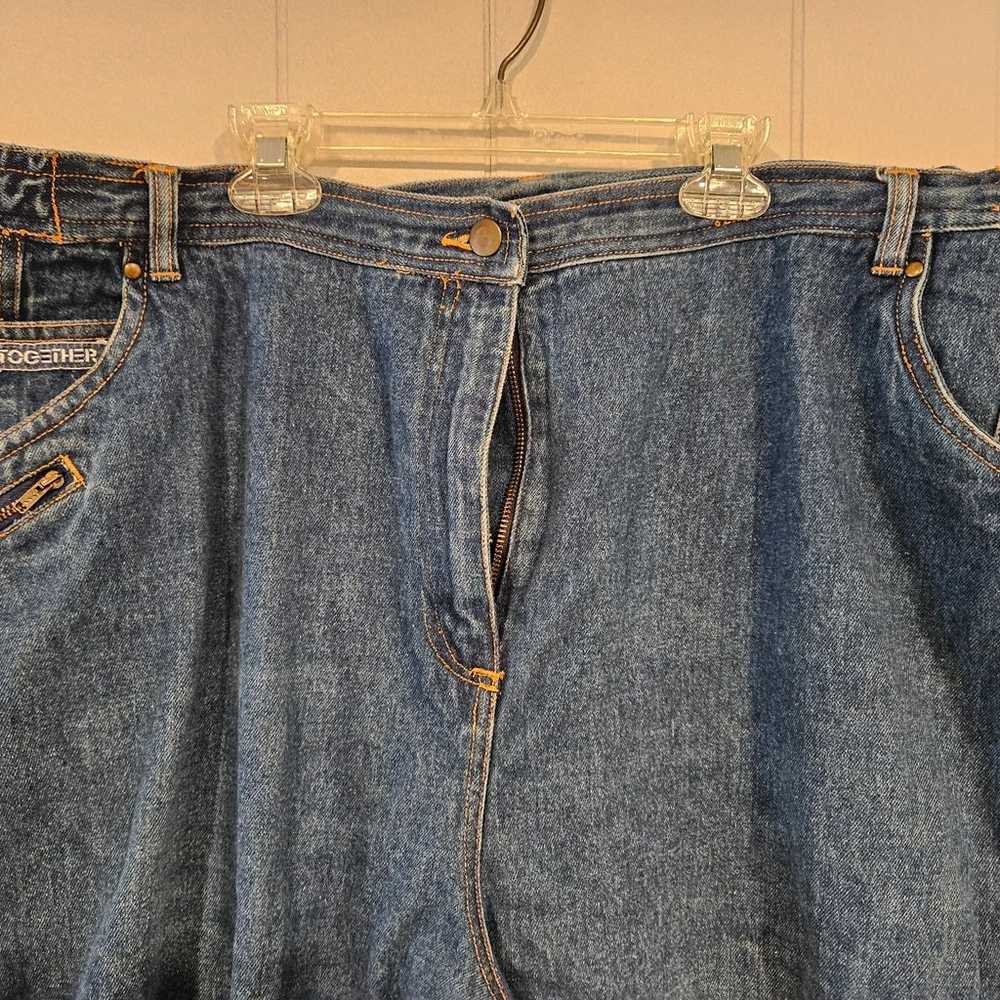 Vintage Together Denim Blue Jeans Women's 100% Co… - image 3