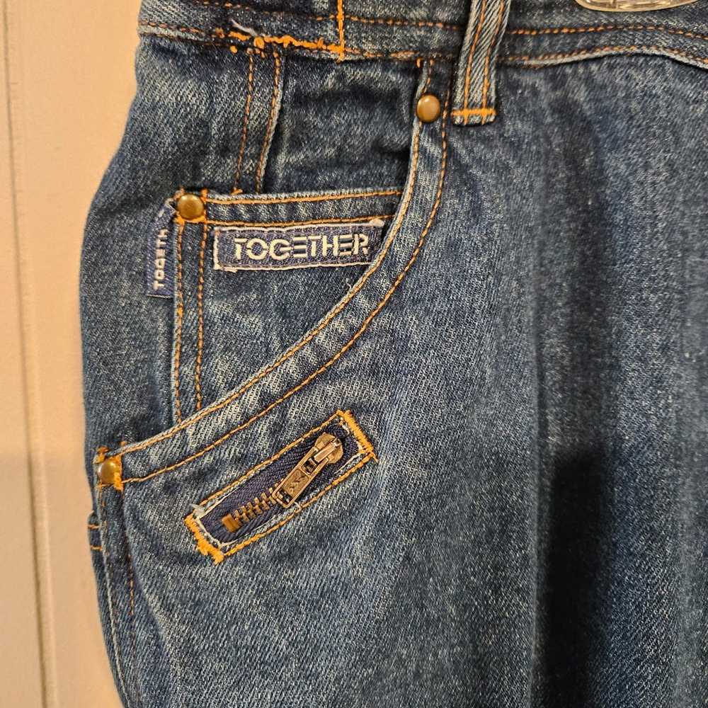 Vintage Together Denim Blue Jeans Women's 100% Co… - image 4