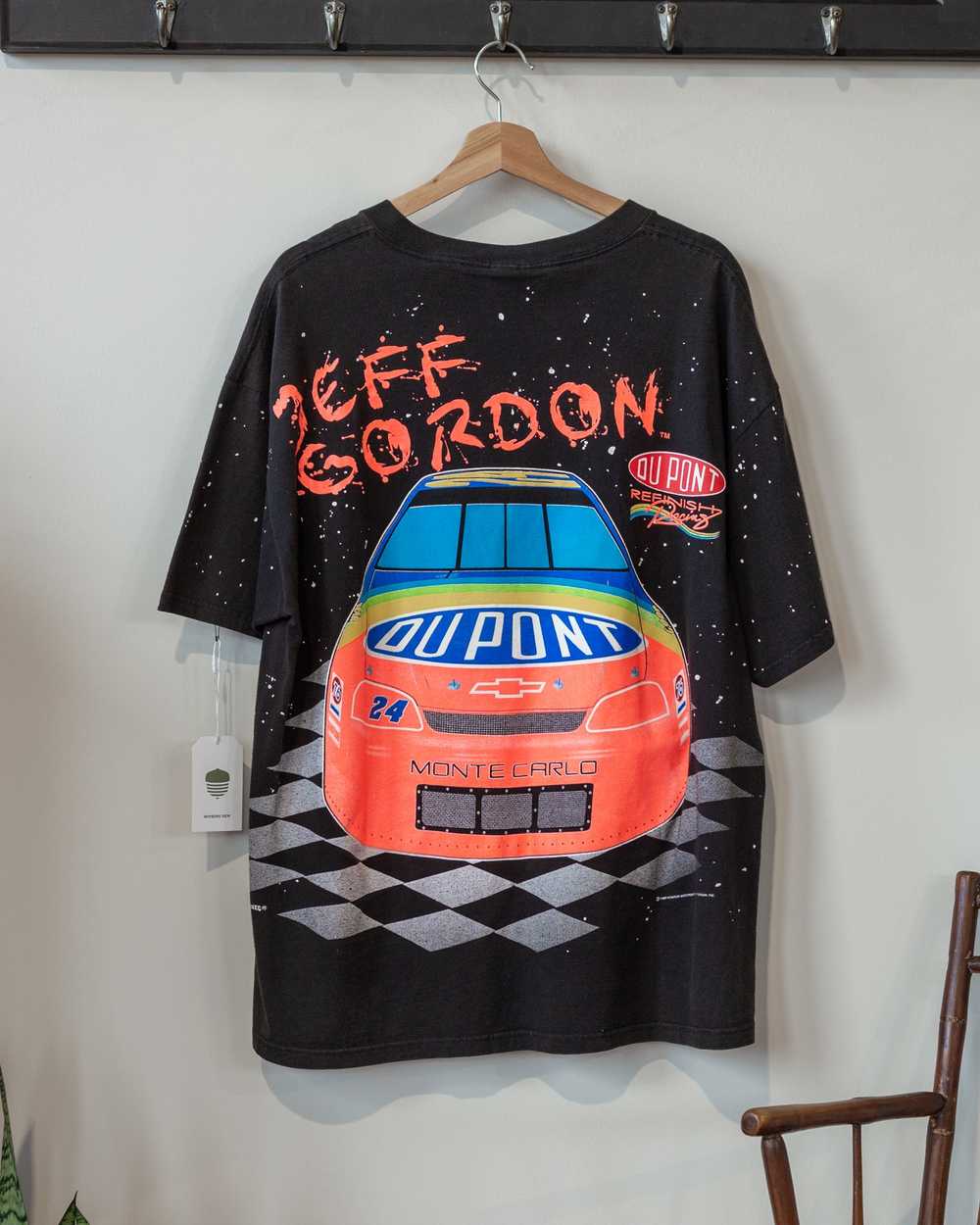 XL 1995 Jeff Gordon Splatter T-shirt - image 2