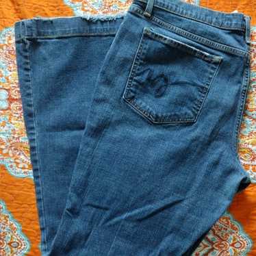 Mossimo Jeans Womens Size 18 Blue Premium Denim Low Rise Crop Medium Wash  Modern 