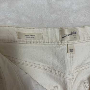 Universal Thread Vintage Straight White Jeans - image 1