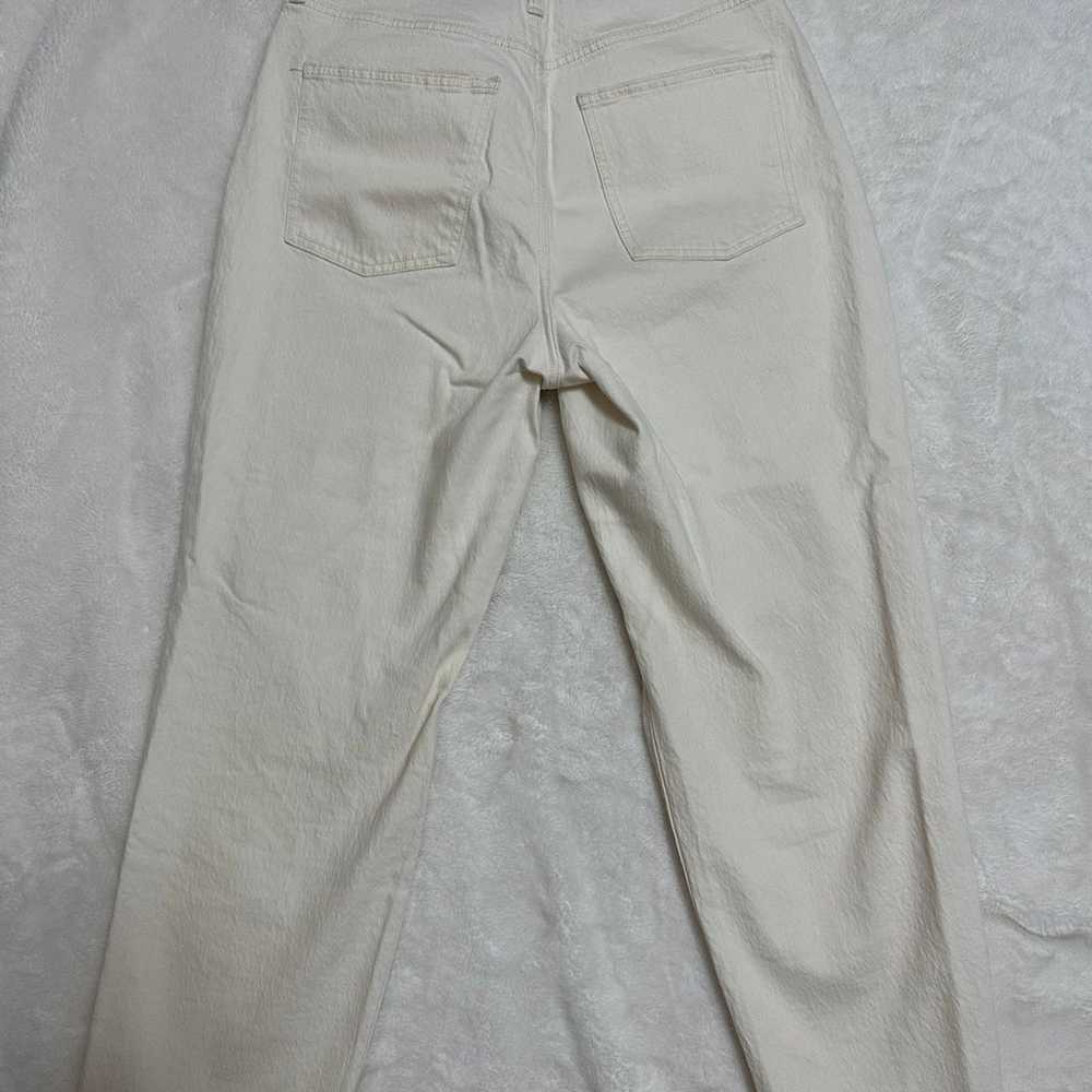 Universal Thread Vintage Straight White Jeans - image 3
