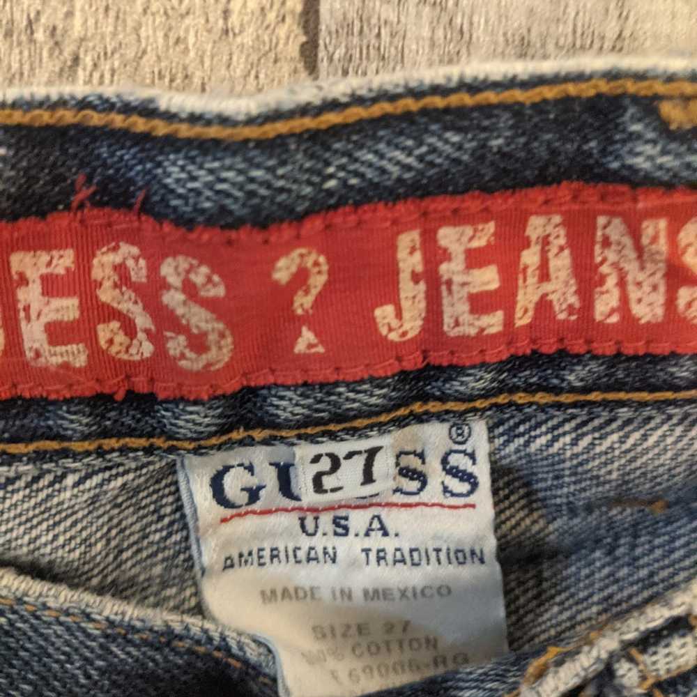 VINTAGE 90s GUESS Mom Jeans Women’s Size 27” Wais… - image 9