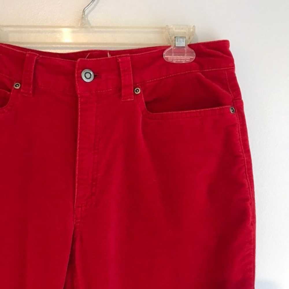 Vintage Red Velvet Pants - image 2