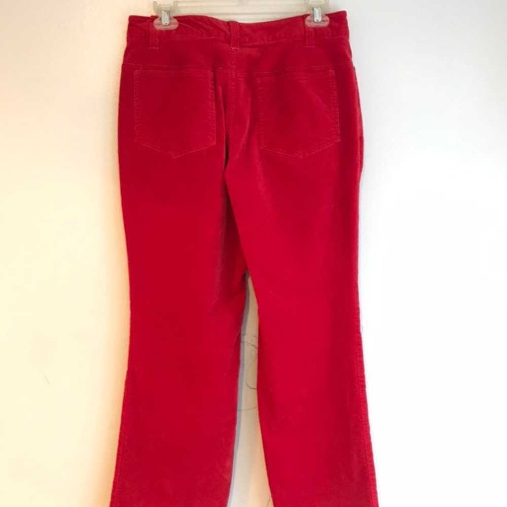Vintage Red Velvet Pants - image 3