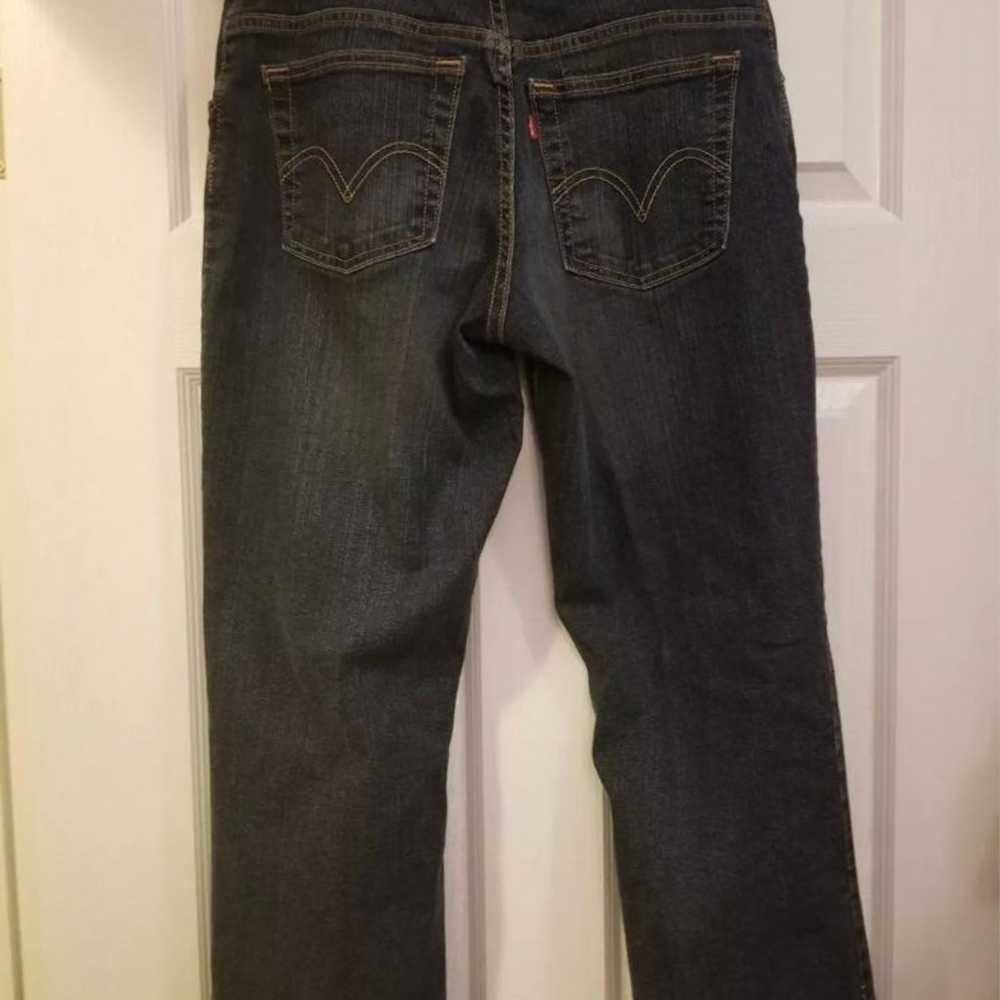 Levi's 550 Relaxed Denim Blue Jeans 10 - image 3