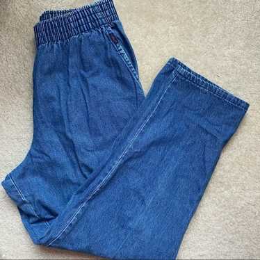 Vintage Skinny Jeans / 27 Waist / High Waist Chic Dark Denim