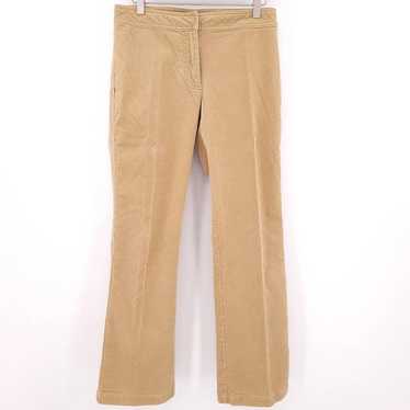 Vintage J. Crew Bootcut Tan Corduroy pants size 6 - image 1