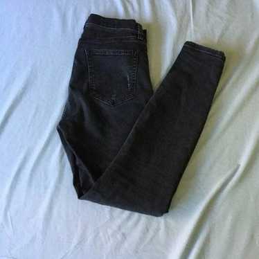 Gap Vintage Dark Wash Distressed Jeans - image 1