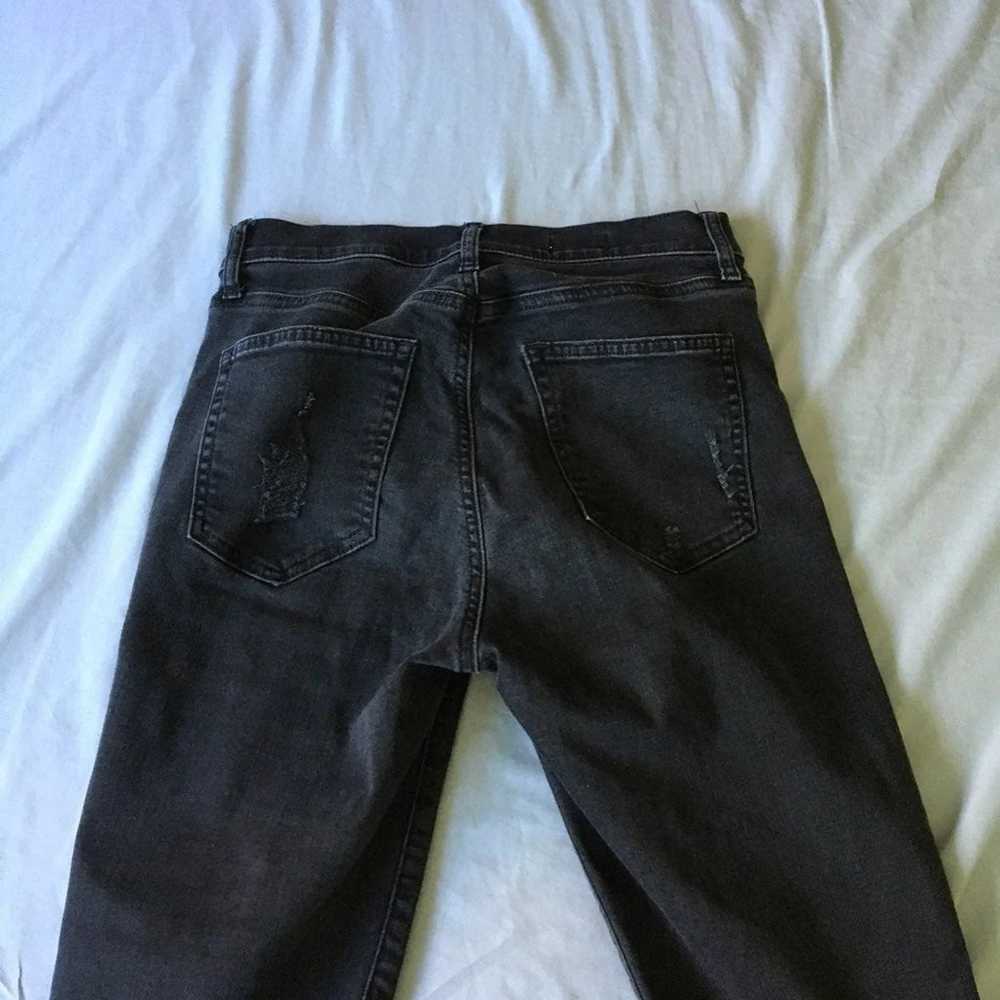 Gap Vintage Dark Wash Distressed Jeans - image 3