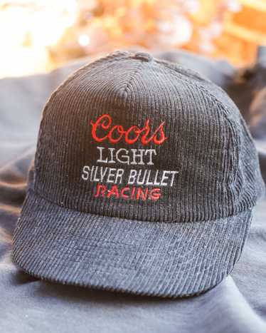 80s Coors light Silver Bullet Corduroy Hat