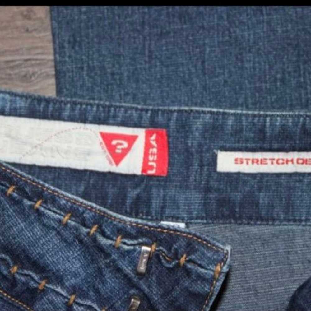 Guess Size 27 Womens Vintage Side Stitch Jean Str… - image 2