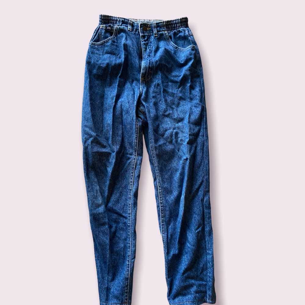 Vintage High-Waisted Denim Jeans - image 1