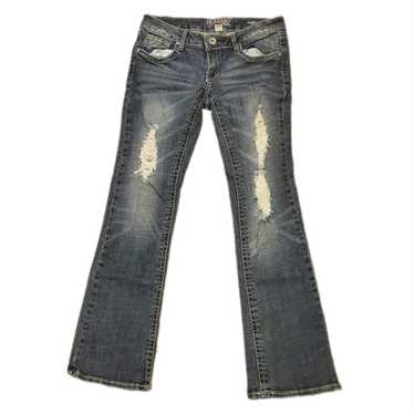 Vintage y2k distressed refuge jeans size 6s - image 1