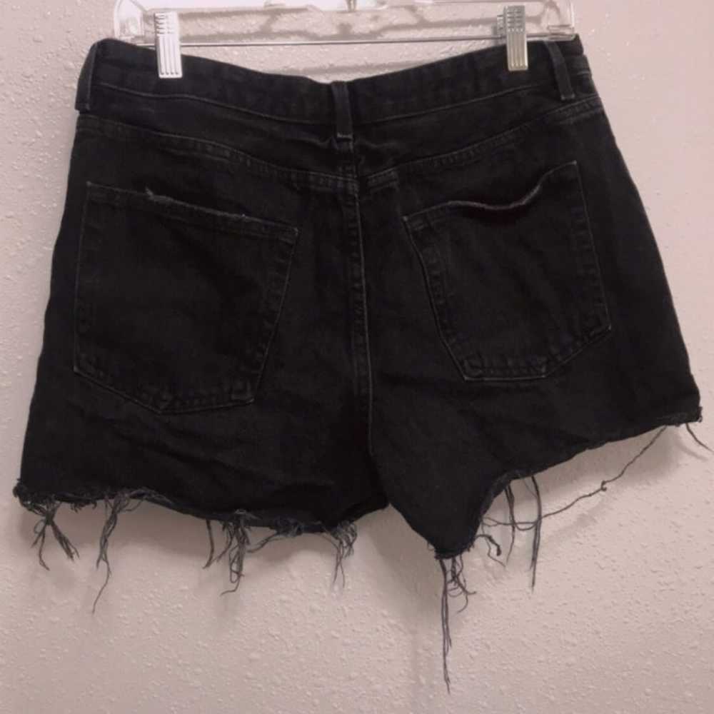 Topshop Moto High-rise denim shorts - image 4