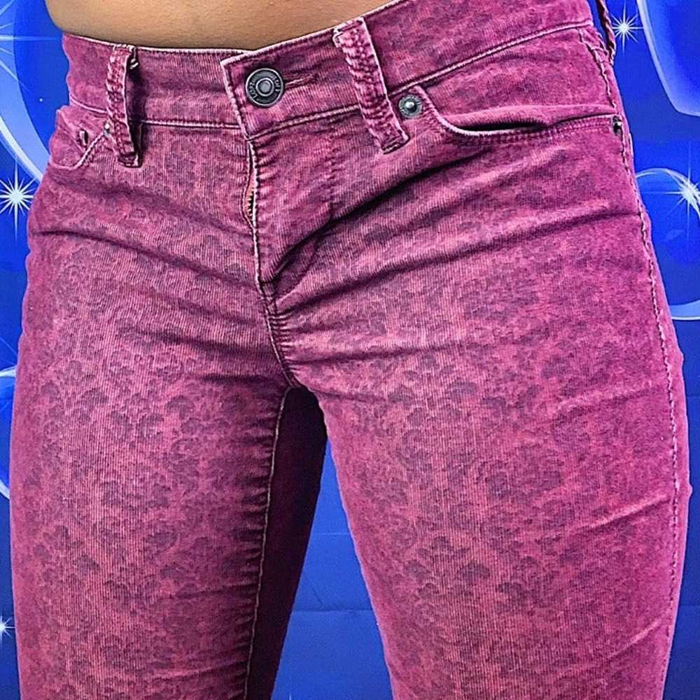 purple printed jeans - image 3