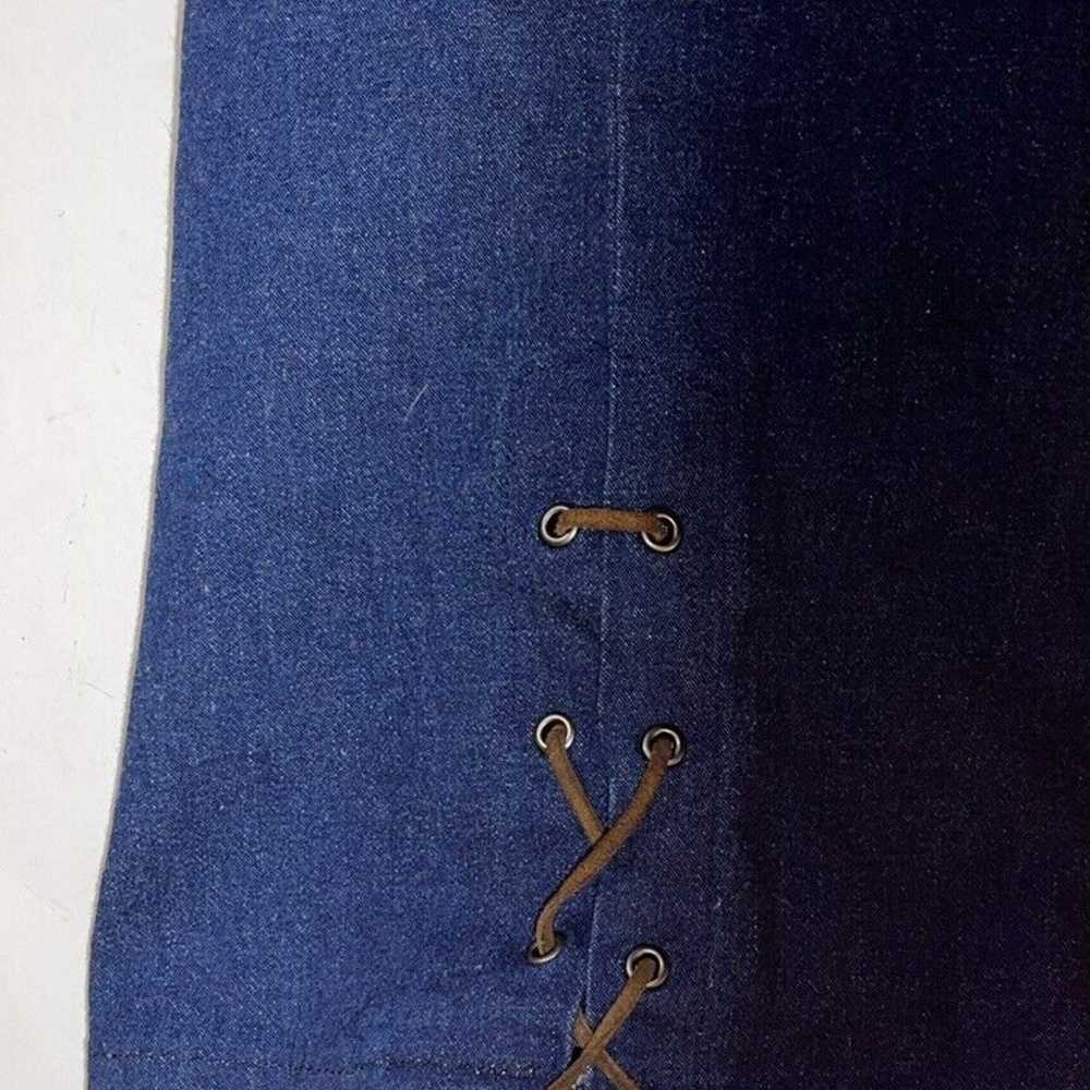 Women's Vintage Size 12 Blue Jeans Pants David Pa… - image 5