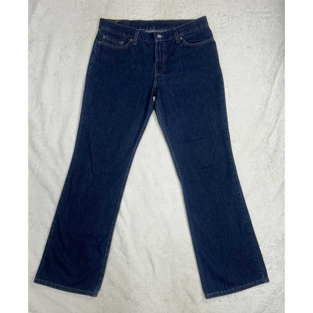 Vtg Levi's 518 Super Low Boot Cut Women's Dark Wa… - image 3