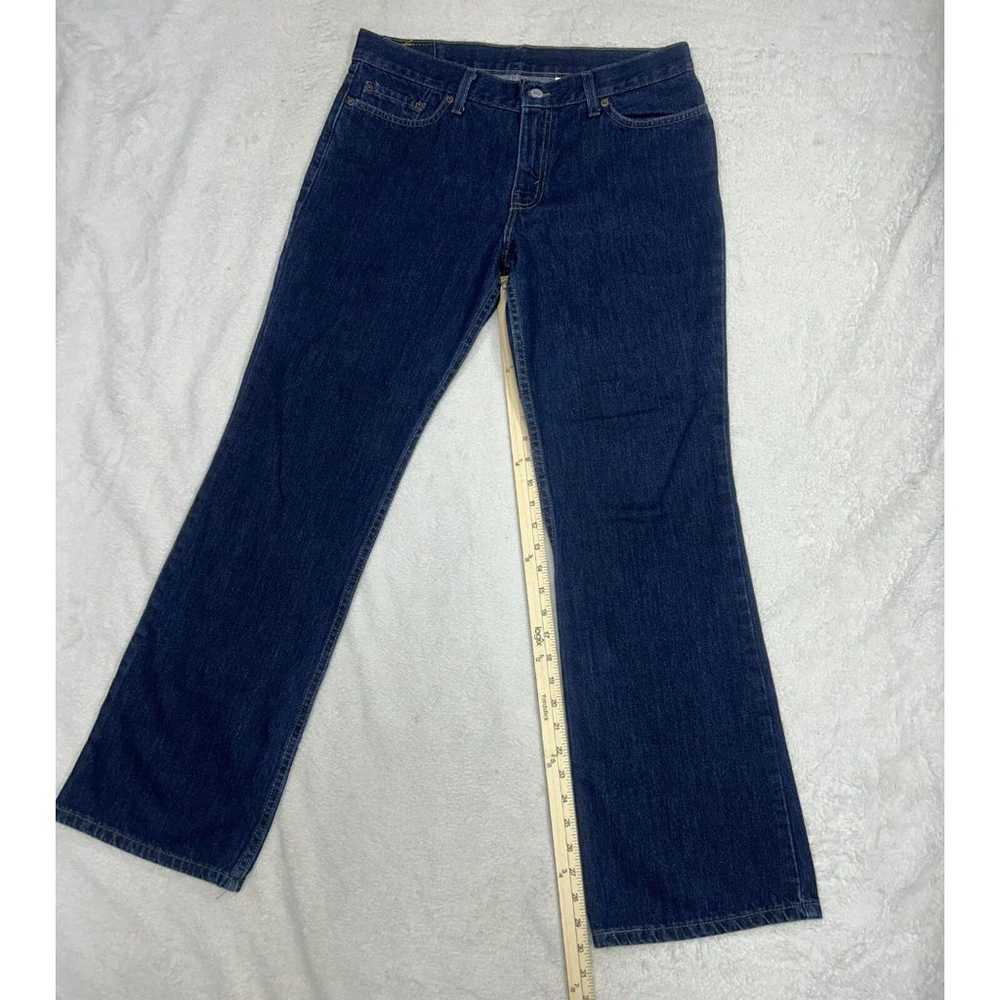 Vtg Levi's 518 Super Low Boot Cut Women's Dark Wa… - image 7