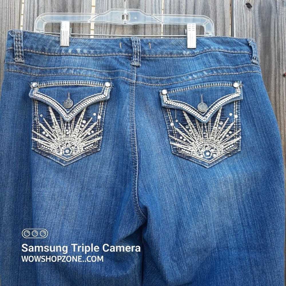 9 West Vintage America Jeans Women Size 16 RA Sty… - image 3