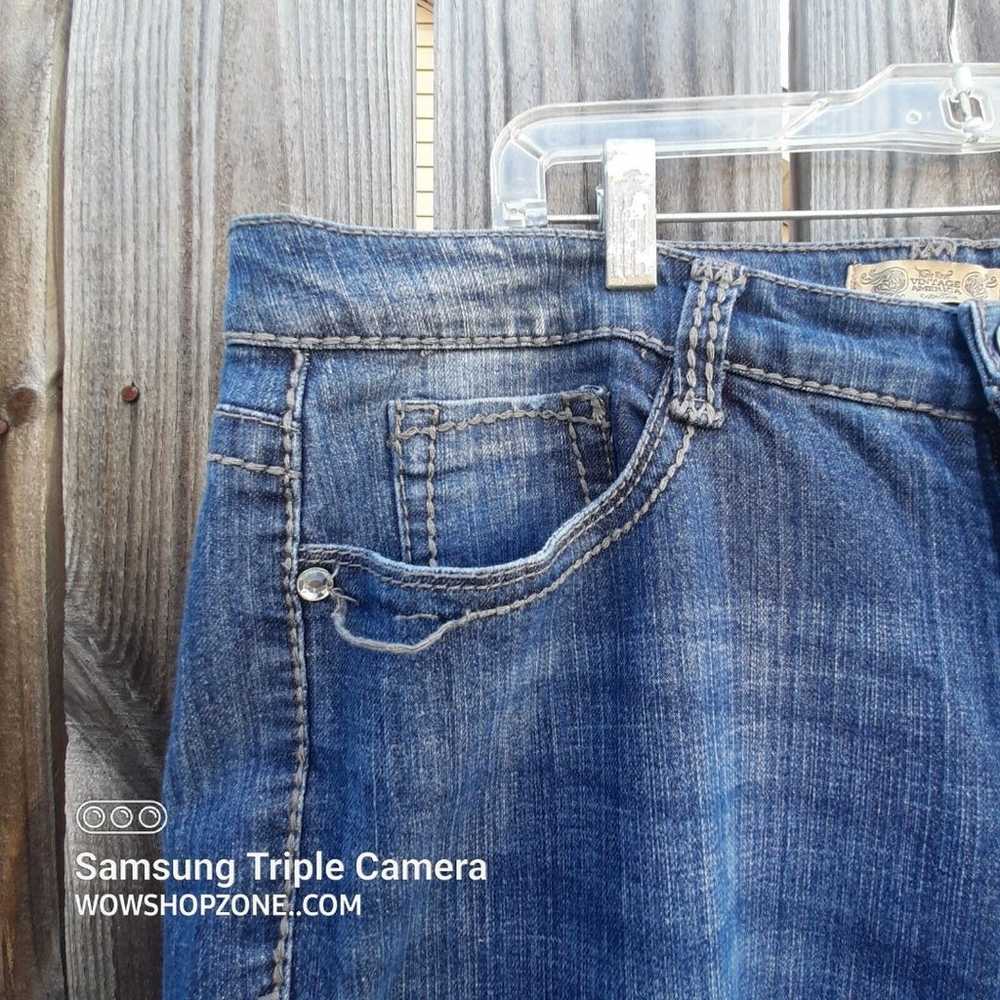 9 West Vintage America Jeans Women Size 16 RA Sty… - image 4