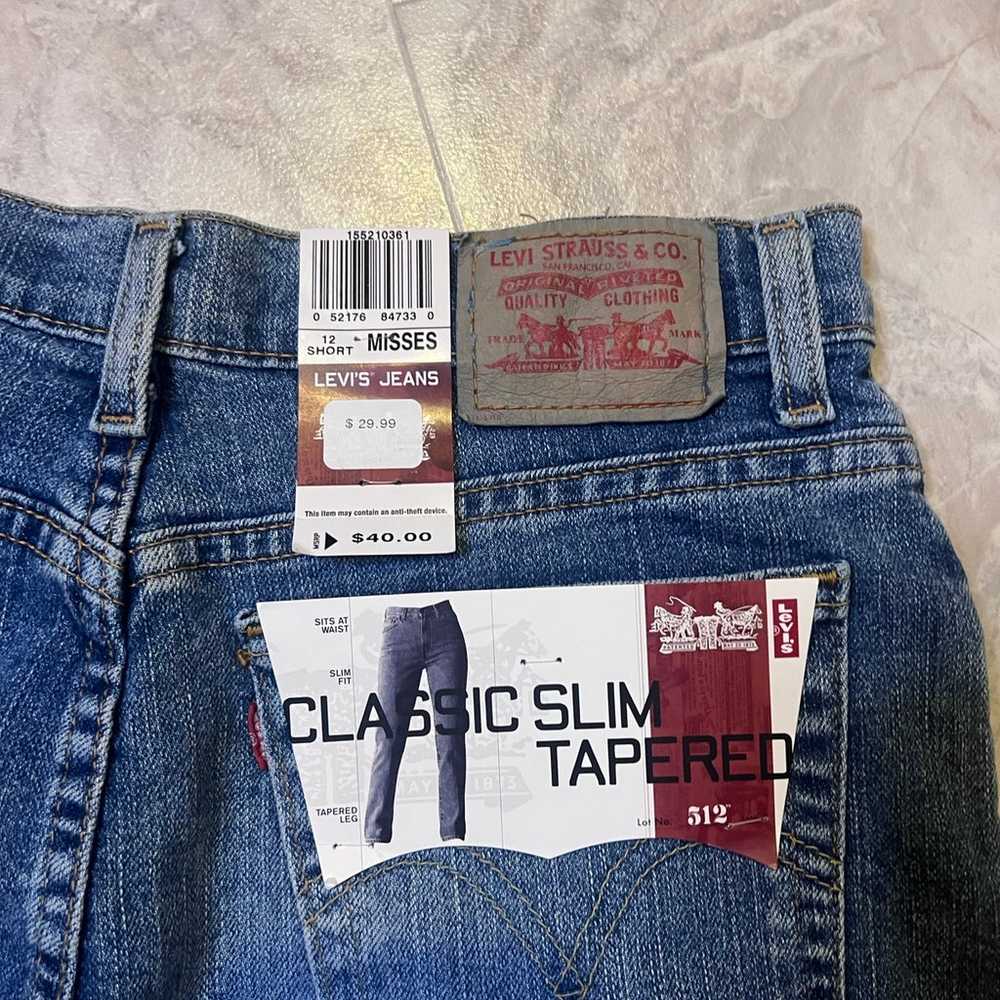 Vintage Levis 512 2005 Slim Tapered Womens Jeans … - image 4