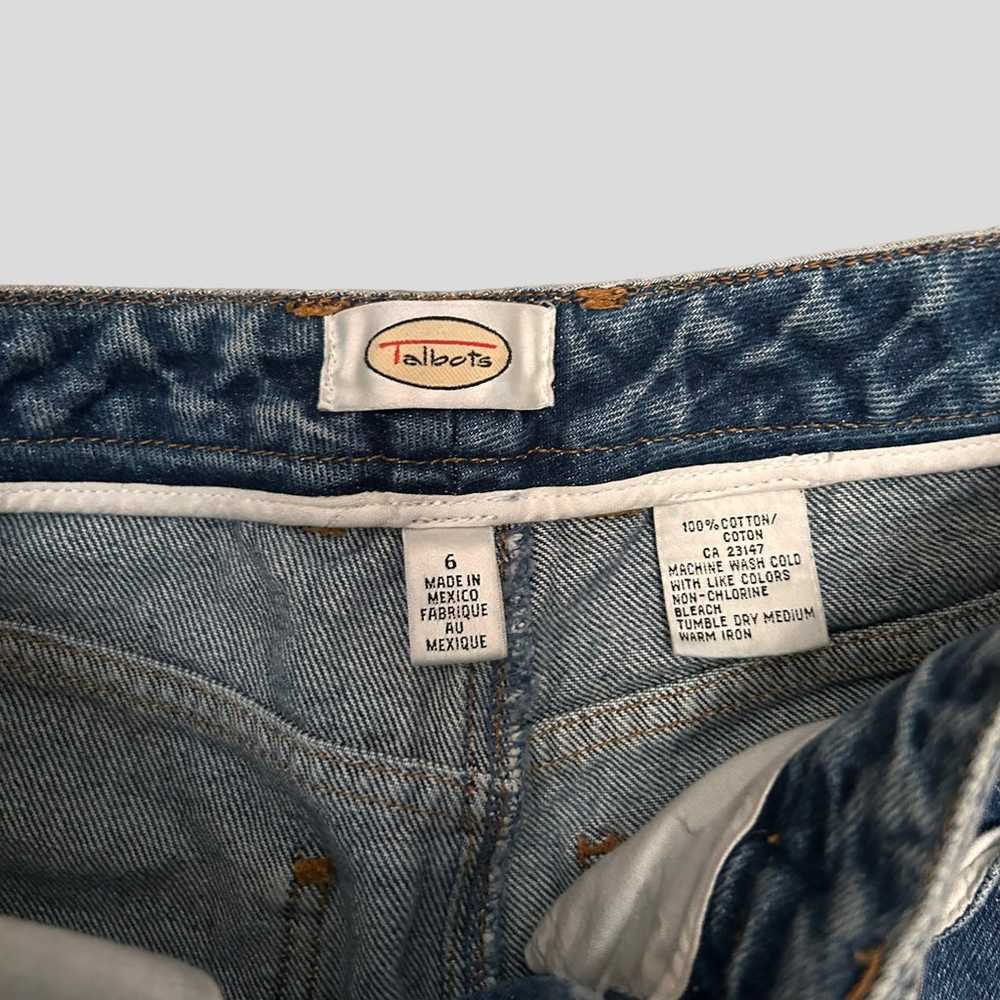 Vintage Talbots High Rise 100% Cotton Denim Jeans… - image 4