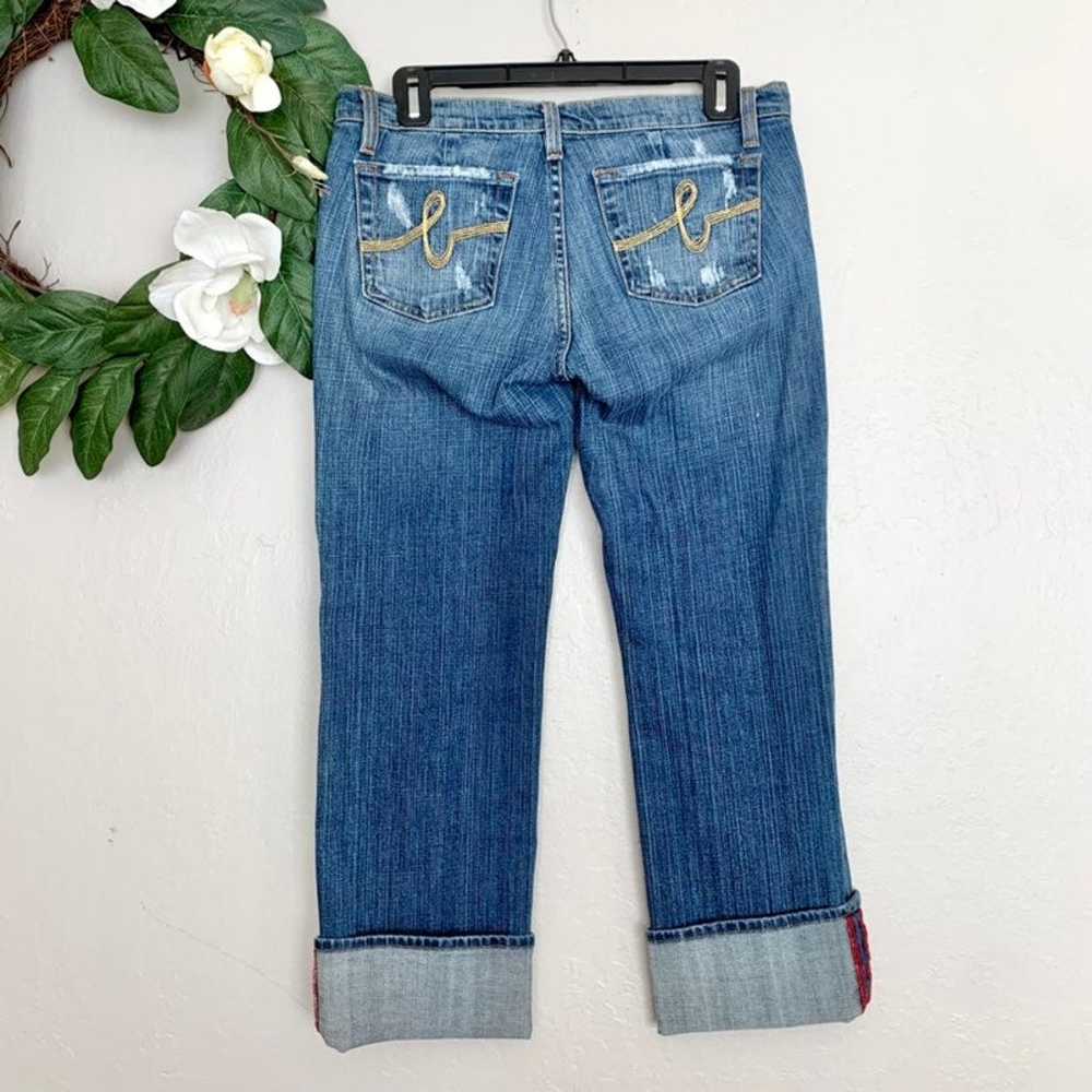 Vintage Bebe Distressed Bootcut Jeans 29 - image 3