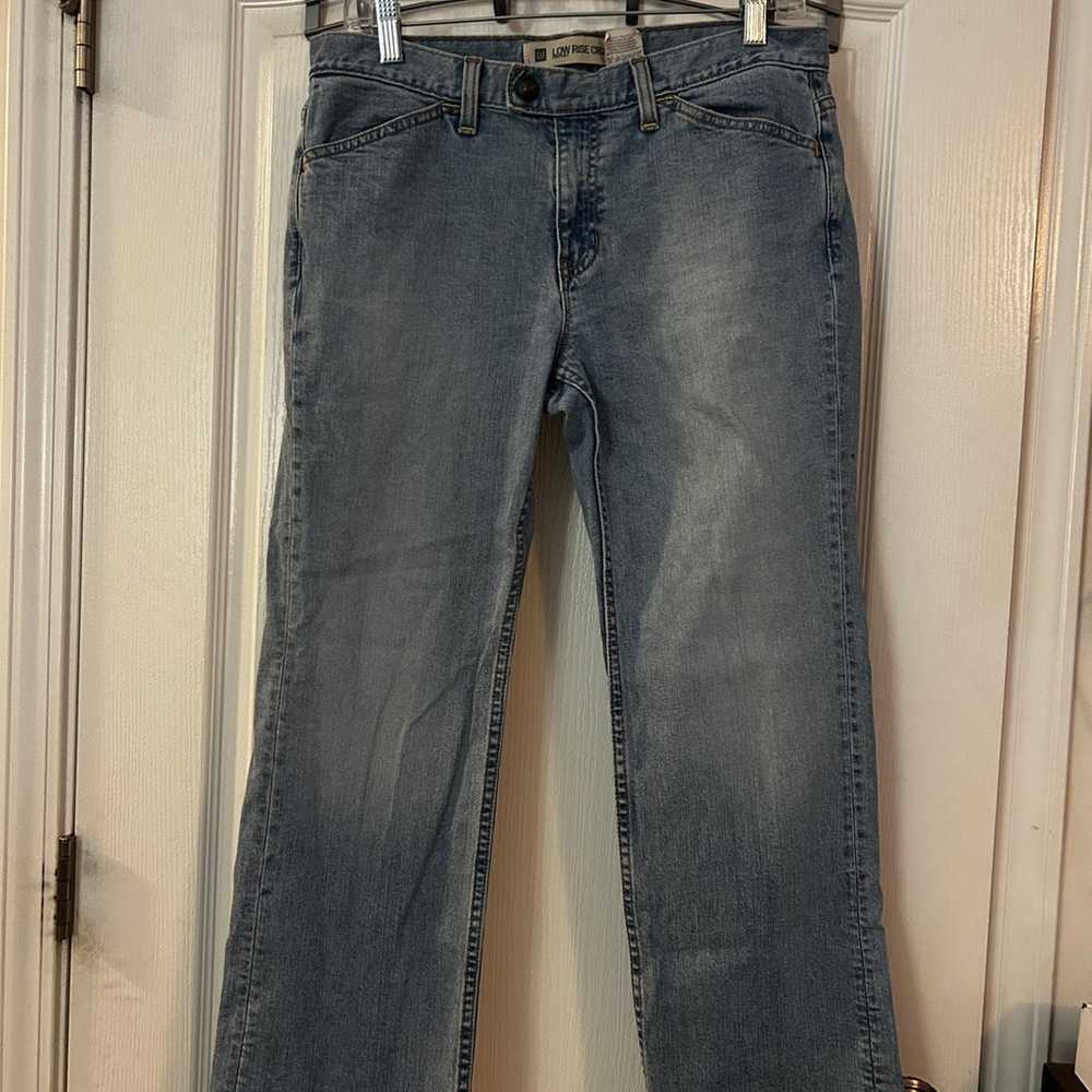 Vintage Gap Low Rise size 10 light Wash Straight … - image 1