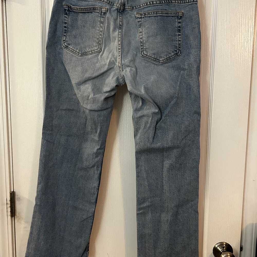 Vintage Gap Low Rise size 10 light Wash Straight … - image 2