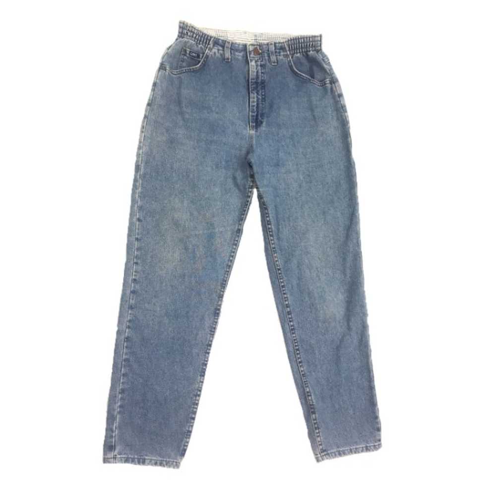 Vintage Lee Elastic High Waist Mom Jeans - image 1