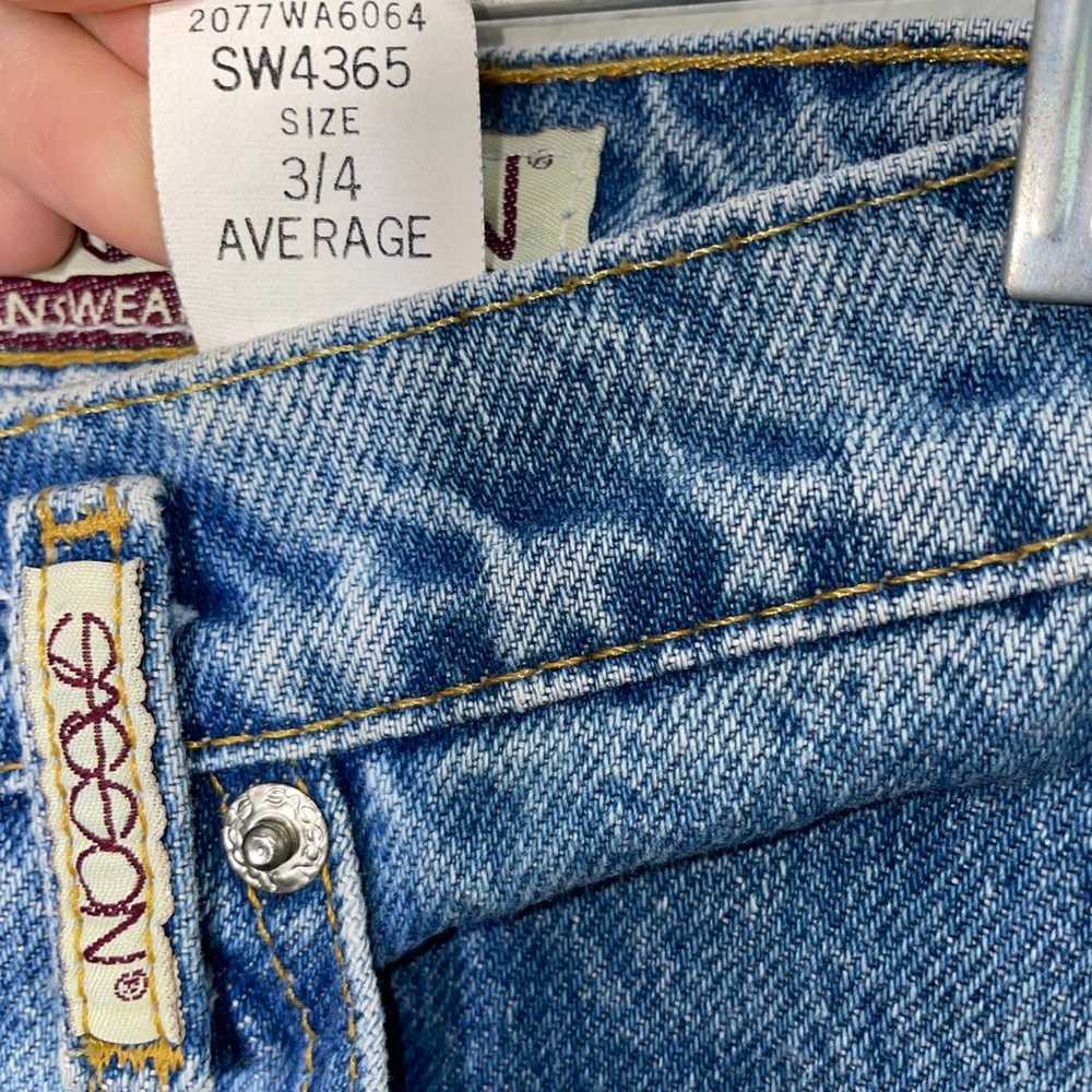 Vintage Sasson 80’s Light Acid Wash Denim Jeans - image 5