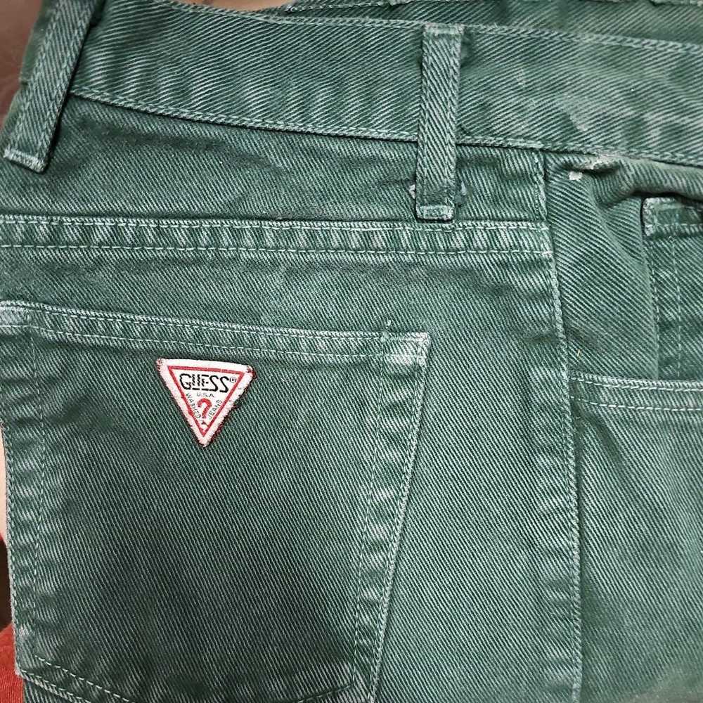 Vintage guess jeans 1980s zippered skinny jeans 30 - image 5