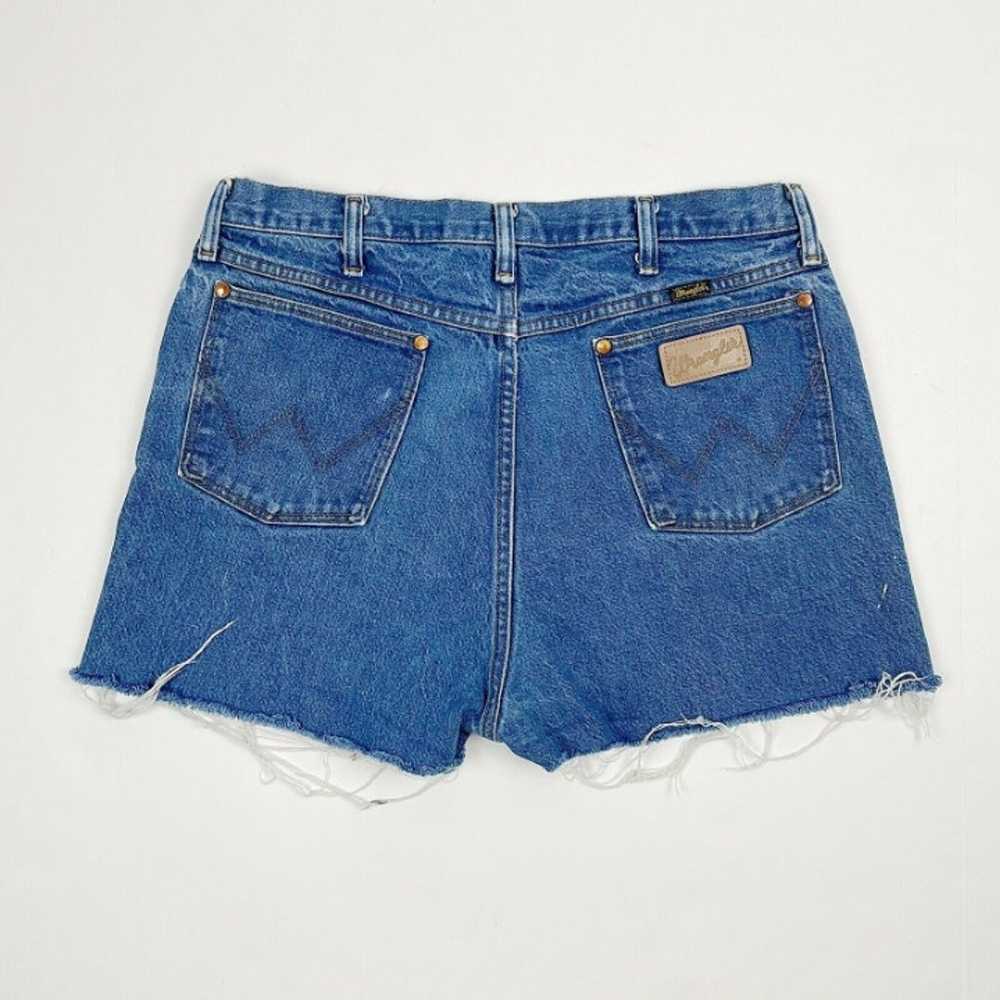 Vintage Wrangler Cut Off Jean Shorts - image 2
