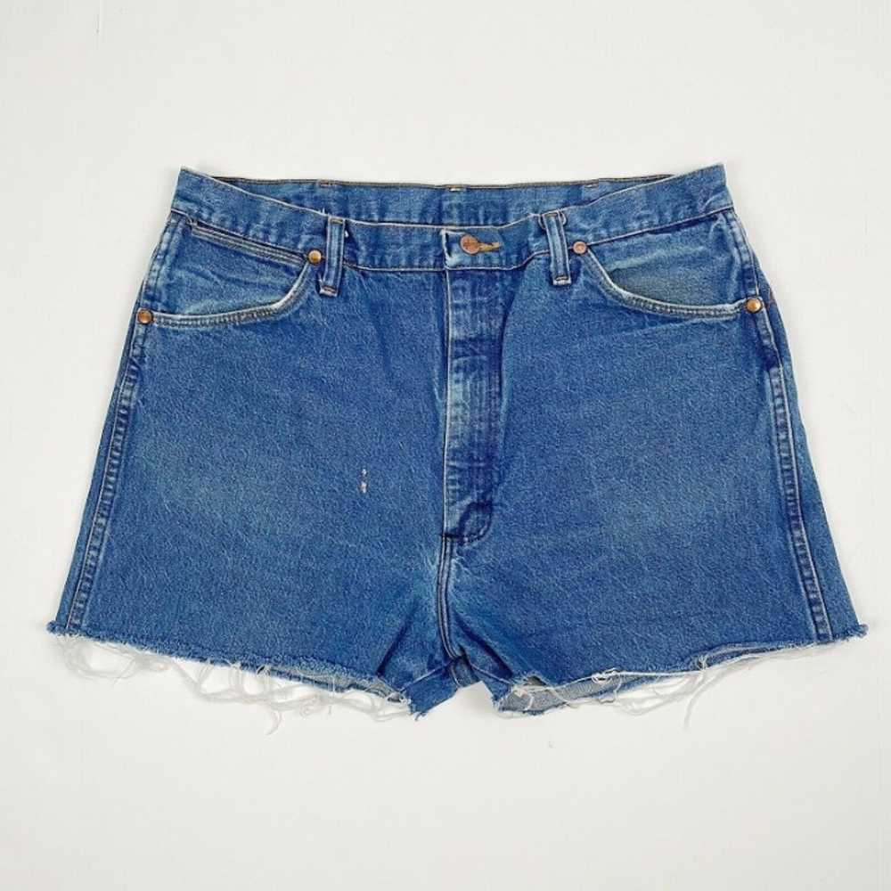 Vintage Wrangler Cut Off Jean Shorts - image 6
