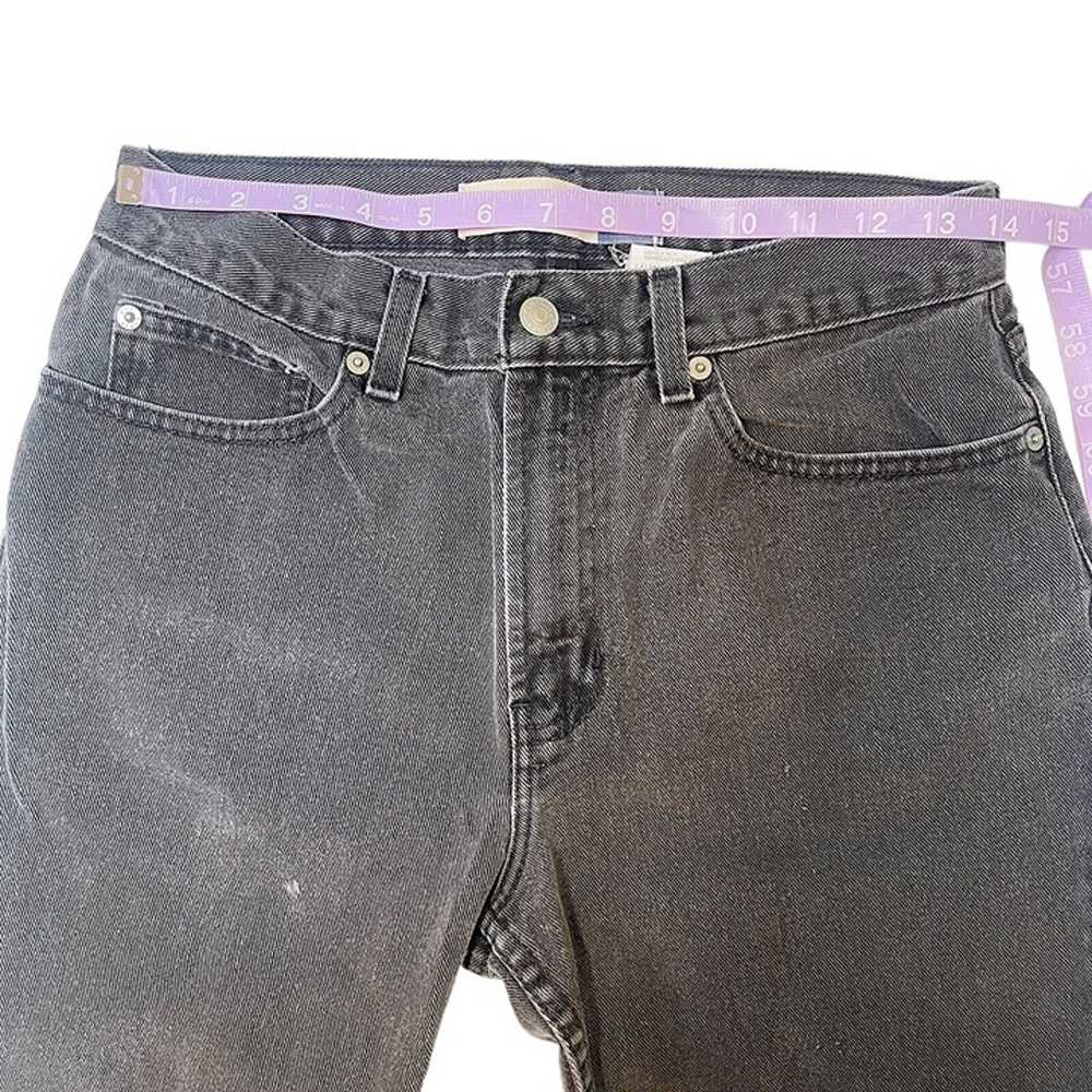 Women’s vintage Gap mid rise black gray denim boo… - image 5