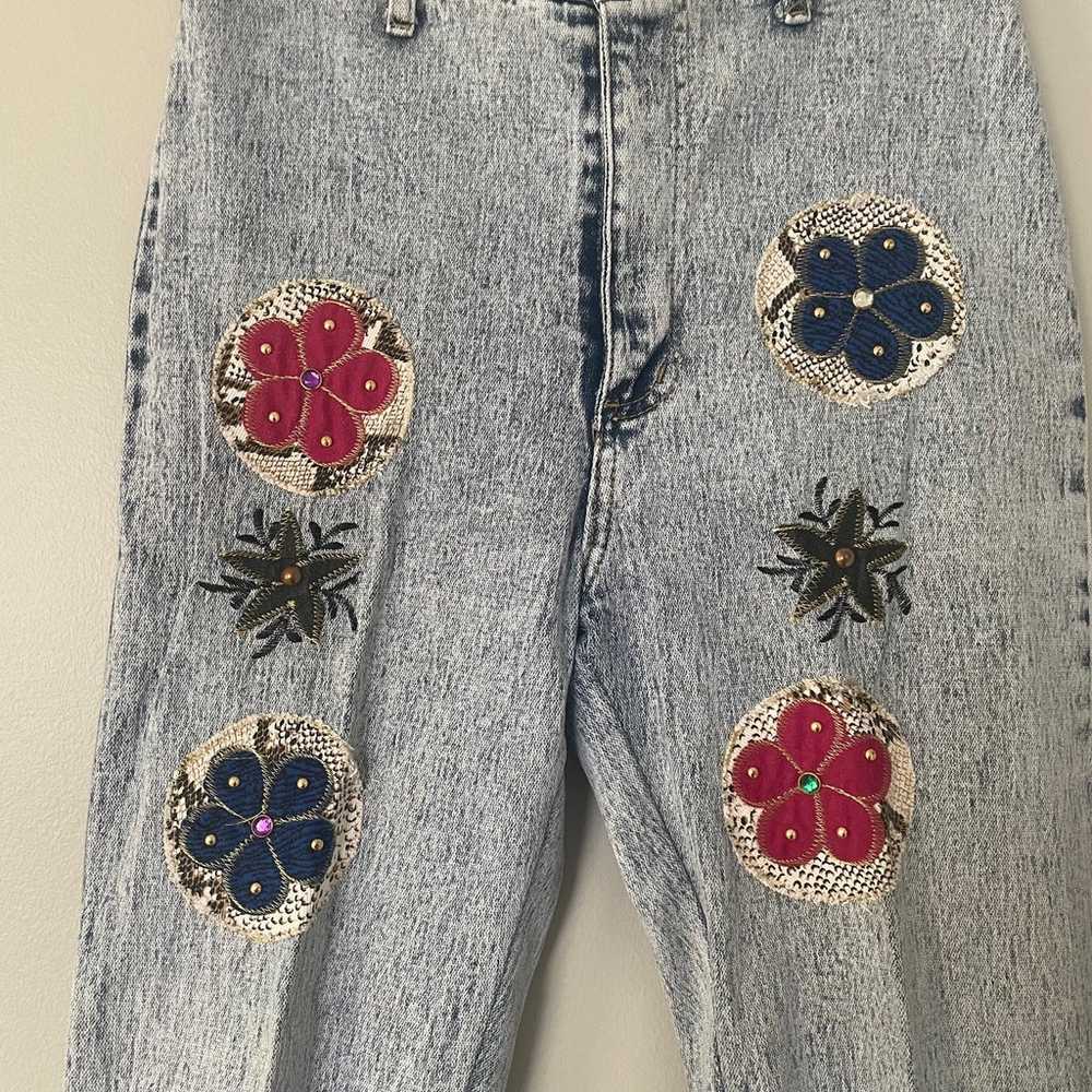 Vintage 80's Acid Wash Jeans - image 3