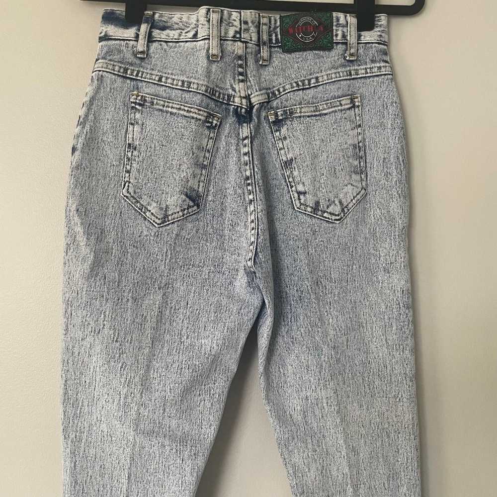 Vintage 80's Acid Wash Jeans - image 4