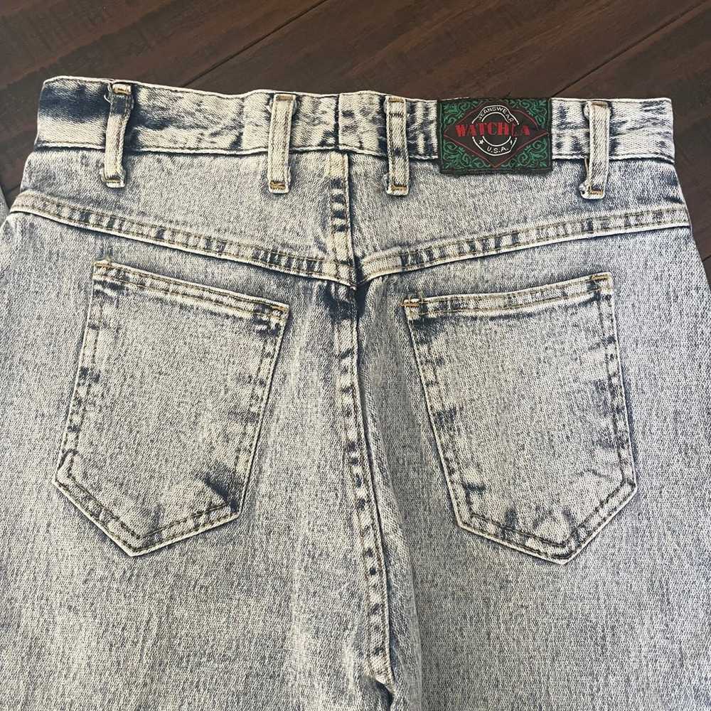 Vintage 80's Acid Wash Jeans - image 5
