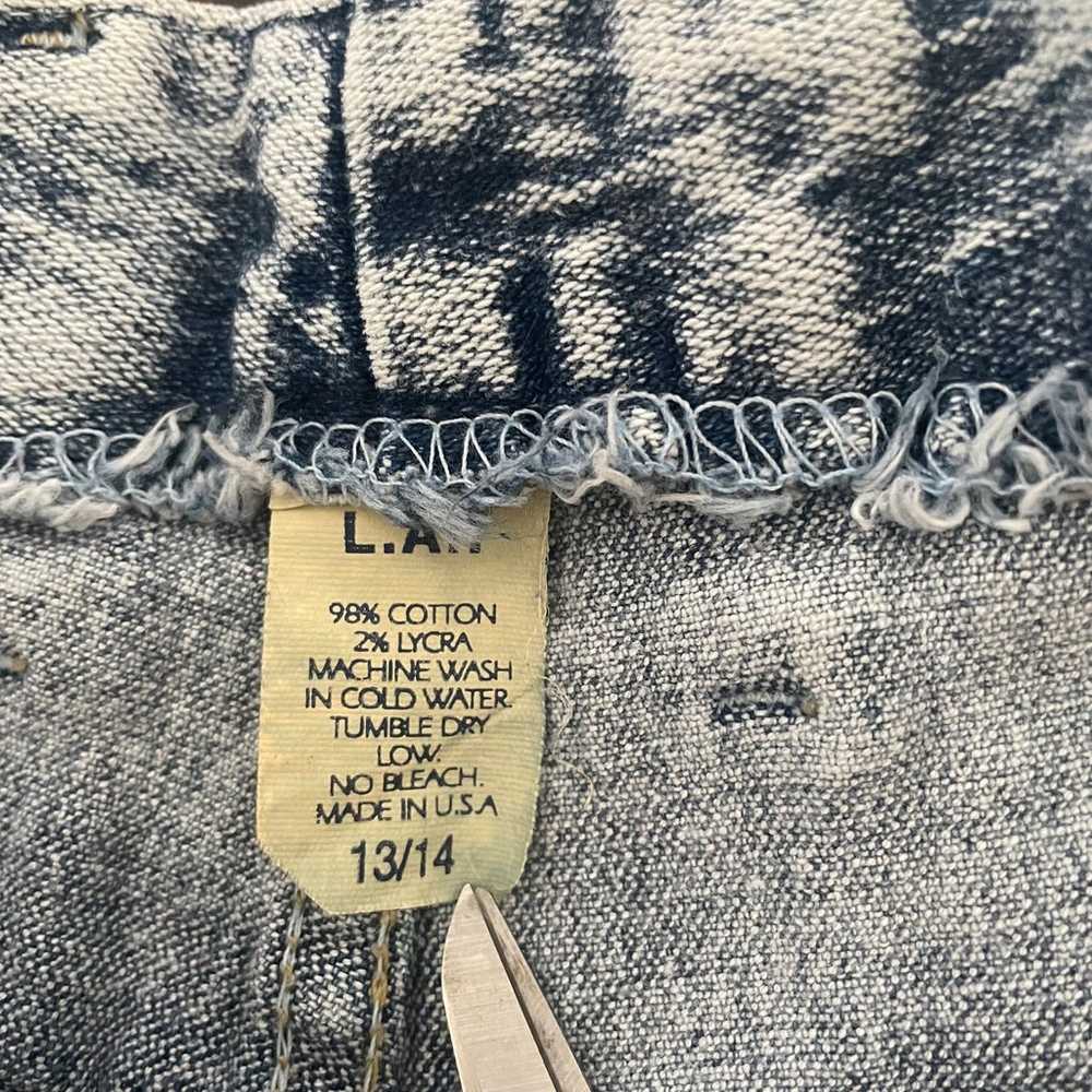 Vintage 80's Acid Wash Jeans - image 8