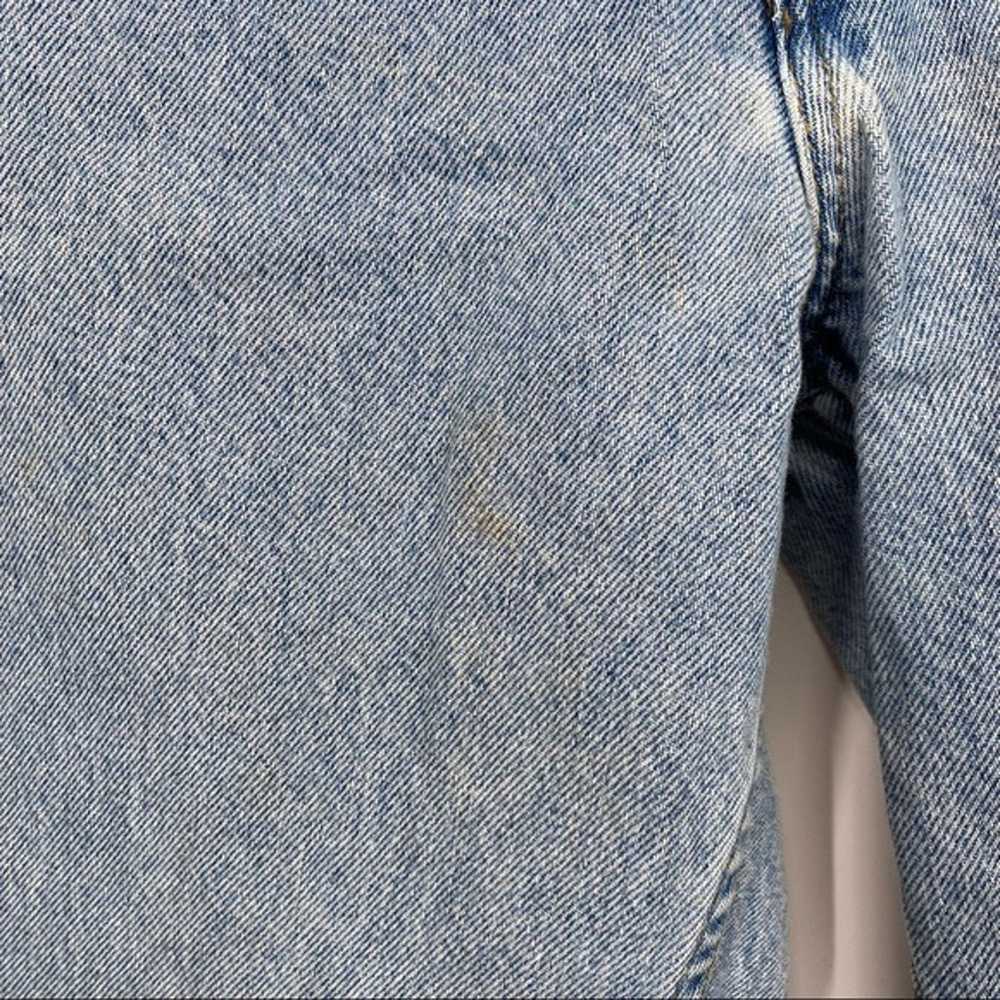 Levi’s Vintage Orange Tab 550 Light Wash Taper Le… - image 3