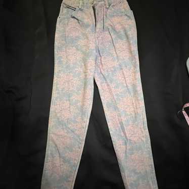 Vintage Floral Pants 90s Baroque Style Denim Floral Print Jeans High  Waisted Tapered Leg Cotton Pants 1990s Gator of Florida Size 10 -   Canada