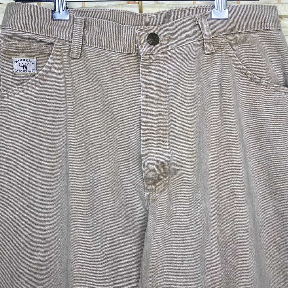 Vintage Wrangler For Women Mom Jeans Khaki Denim … - image 2