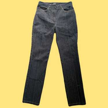 Vintage DKNY Pinstripe Denim Jeans