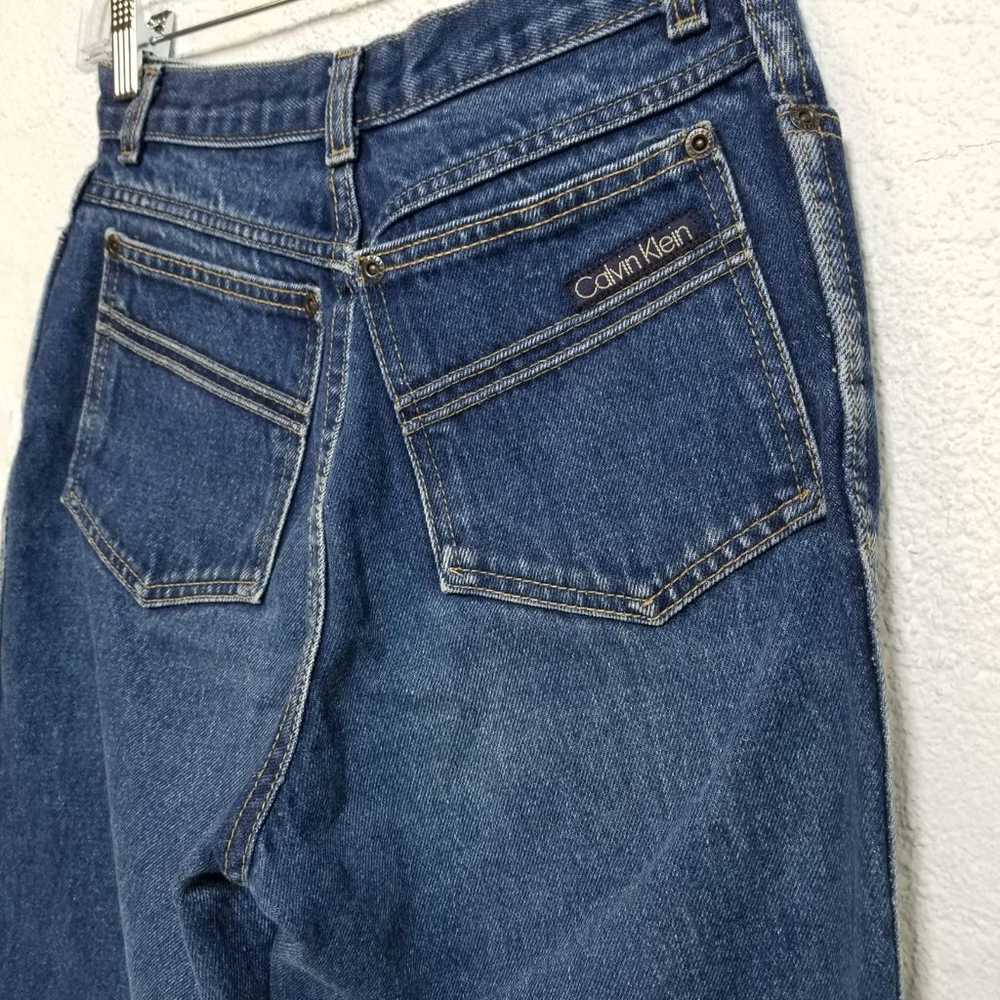 Calvin Klein VTG High Waist size 8 jeans - image 2