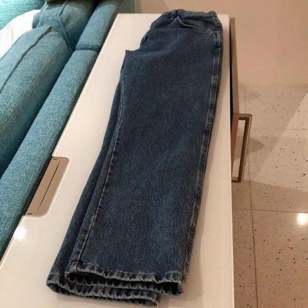 Rustler Jeans Womens Size 33x30 Vintage Denim Blu… - image 10
