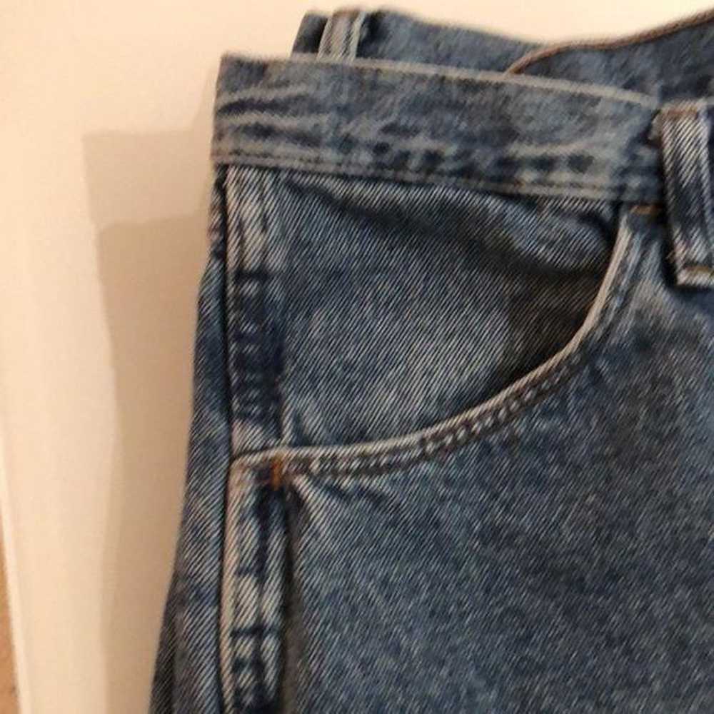 Rustler Jeans Womens Size 33x30 Vintage Denim Blu… - image 12