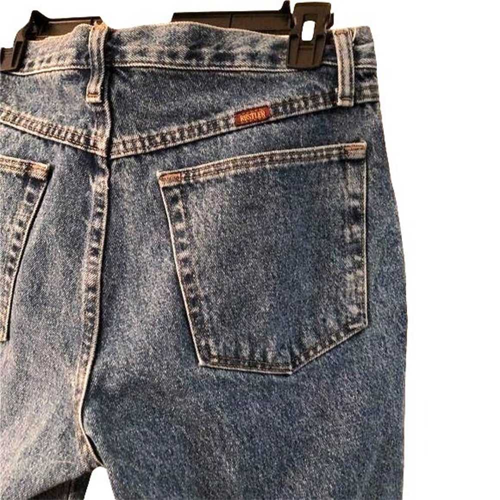Rustler Jeans Womens Size 33x30 Vintage Denim Blu… - image 2